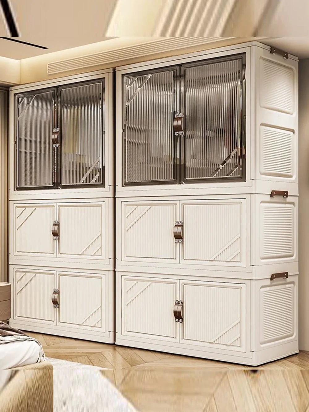 Foldable Plastic Storage Cabinet