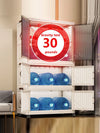 Foldable Plastic Storage Cabinet
