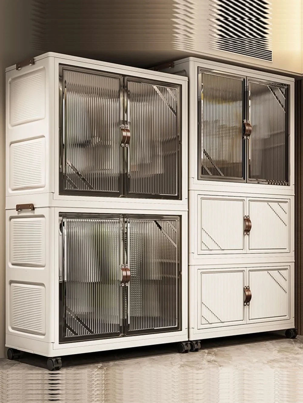 Foldable Plastic Storage Cabinet