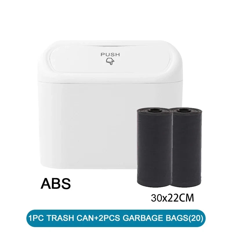 Leakproof Mini Car Trash Can