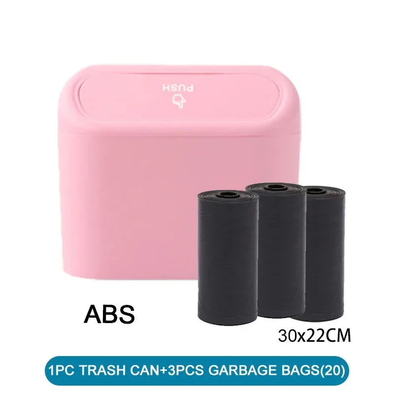 Leakproof Mini Car Trash Can