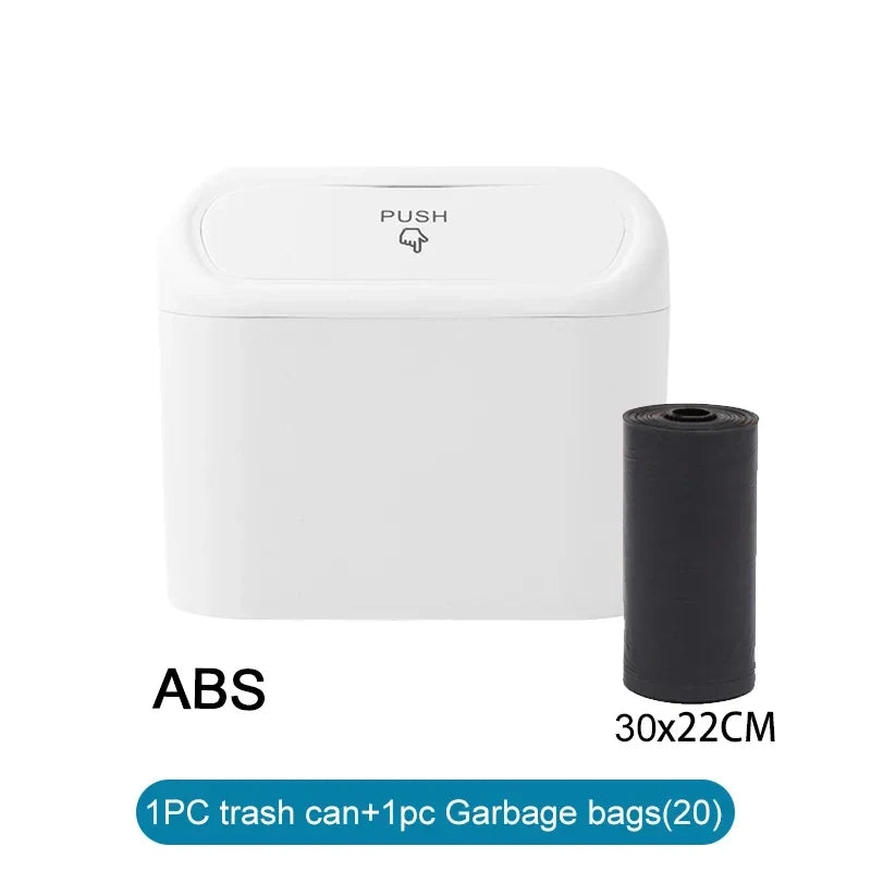 Leakproof Mini Car Trash Can
