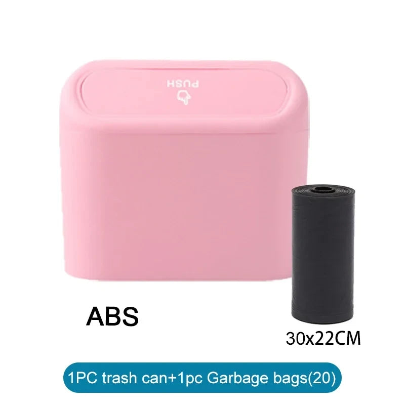 Leakproof Mini Car Trash Can