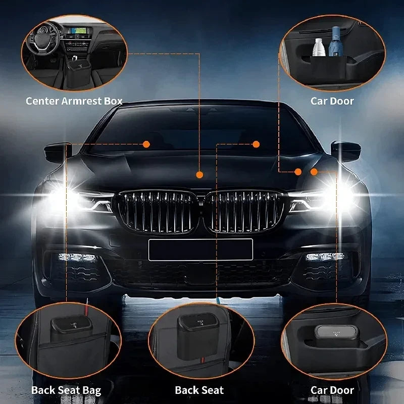 Leakproof Mini Car Trash Can