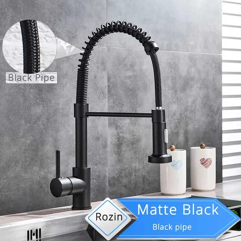 Matte Black Kitchen Faucet