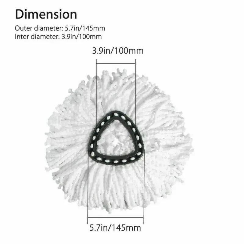 Microfiber Spin Mop Head Refill