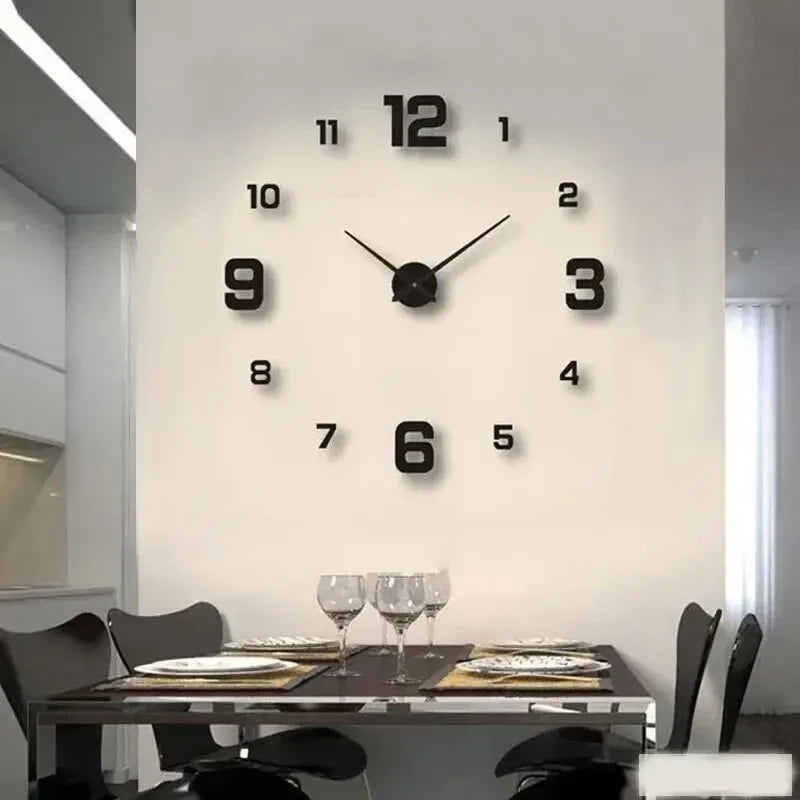 Frameless DIY Acrylic Wall Clock