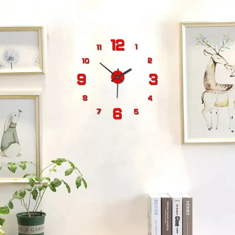Frameless DIY Acrylic Wall Clock
