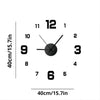 Frameless DIY Acrylic Wall Clock