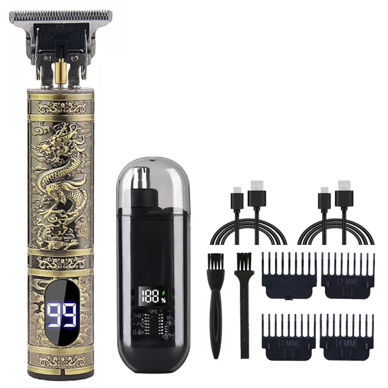 Vintage Electric Beard Trimmer Kit