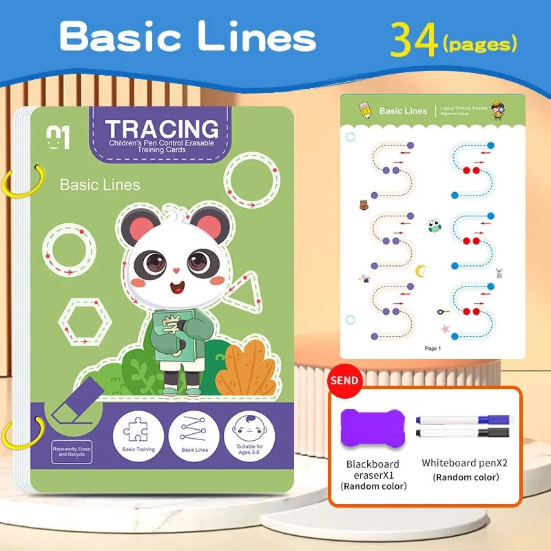 Reusable Magic Tracing Workbook