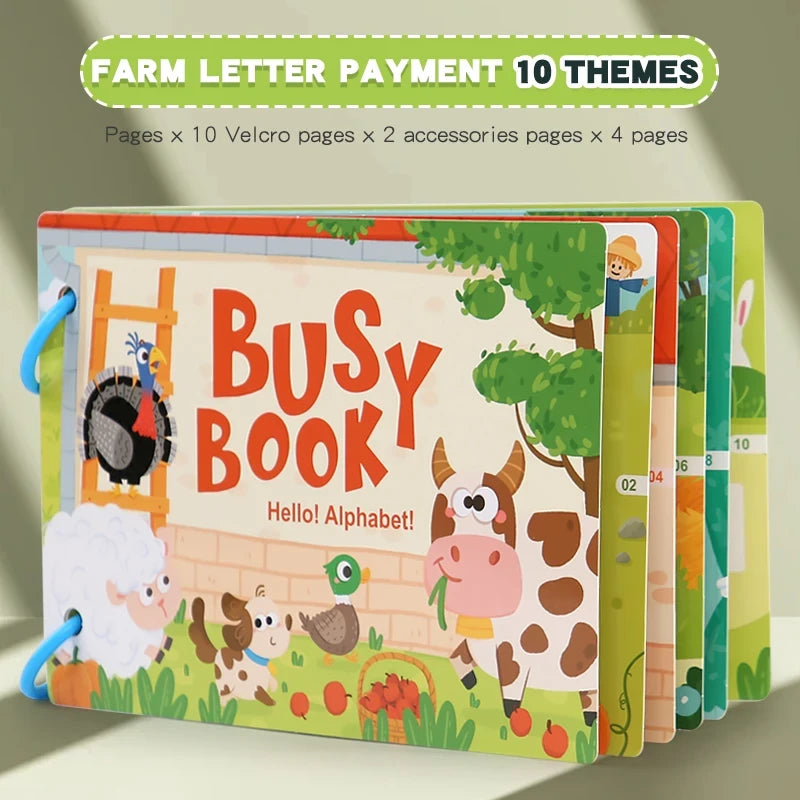 Montessori Scene Sticker Quiet Book