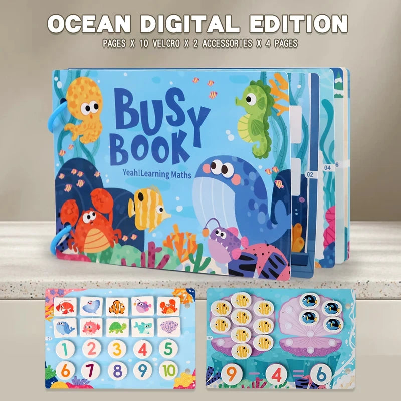 Montessori Scene Sticker Quiet Book