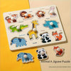 Montessori Wooden Geometry Puzzle Board