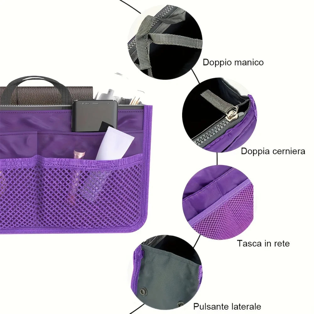 Multifunctional Bi-fold Cosmetic Bag