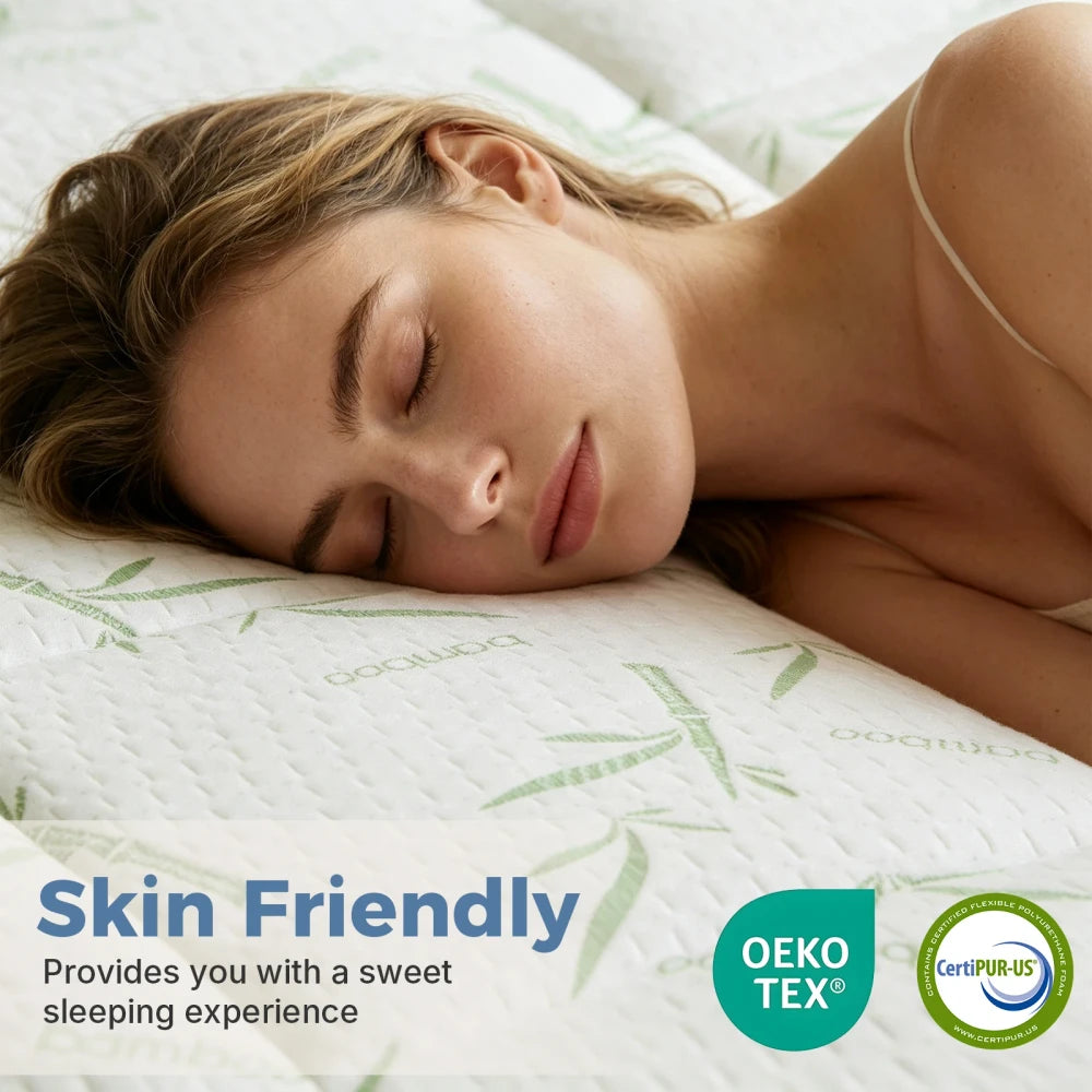 Dual Layer Gel Memory Foam Mattress Topper