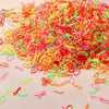 Colorful Disposable Rubber Hair Ties