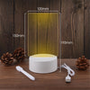 Transparent Acrylic LED Message Board Night Light