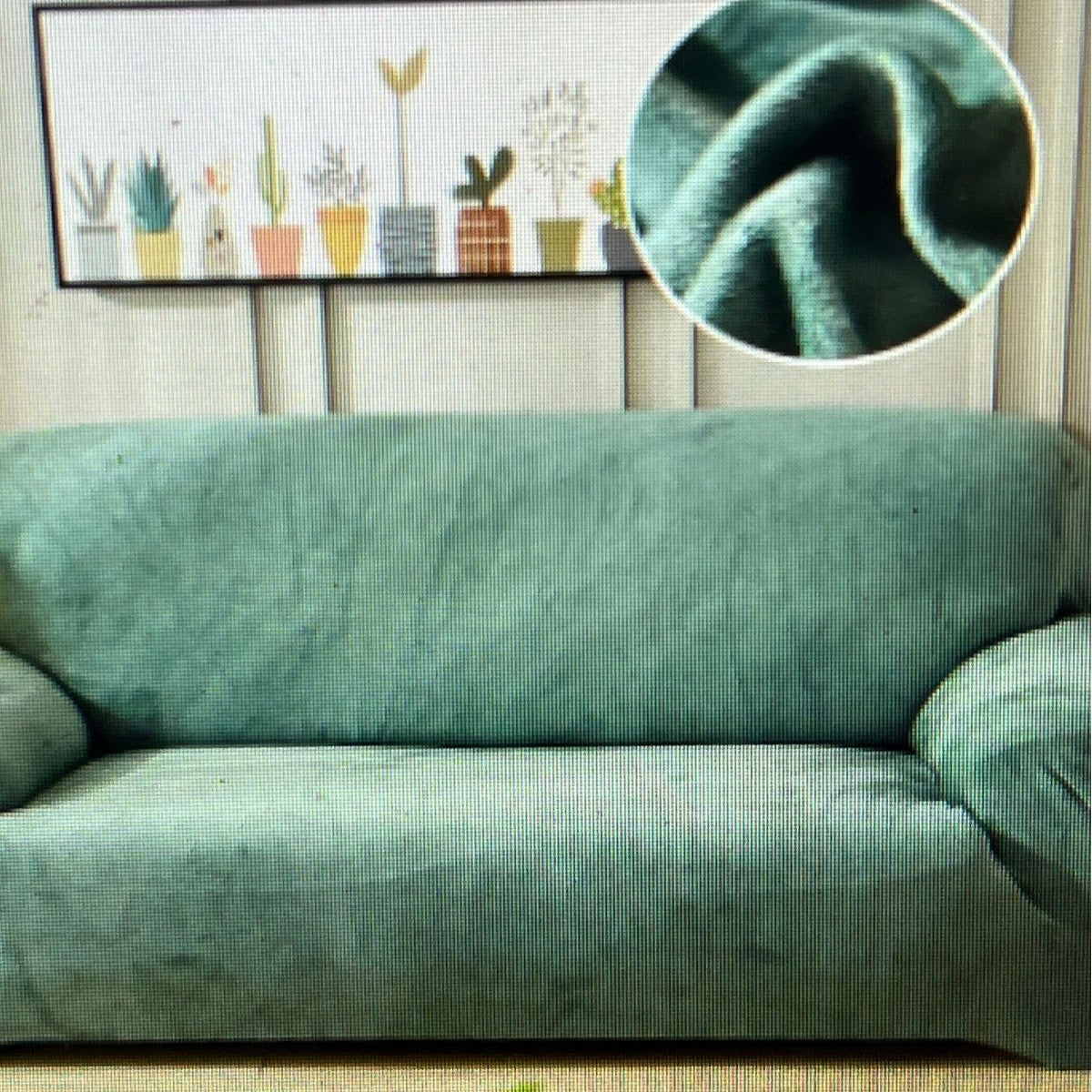 Elastic sofa cover plush all inclusive thickened and fully covered three person fabric sofa cover solid color